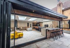 Open Plan Extension With Breakfast Bar - Built By Price and Price Builders v15