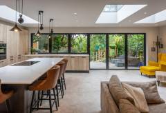 Open Plan Extension With Breakfast Bar - Built By Price and Price Builders v22